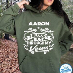 Aaron Blood Runs Through My Veius Shirt