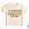 Aaron First Grade Shirt, Aaron Back To School Shirt