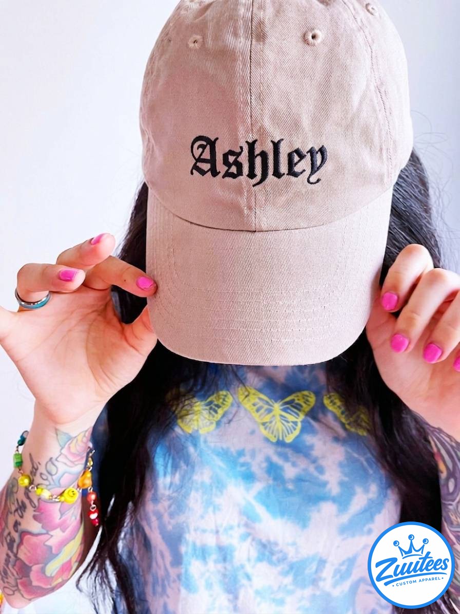 Ashley Embroidered Hat , Ashley Dad Cap , Embroidery Logo Baseball Hat Ashley Embroidered Hat , Ashley Dad Cap , Embroidery Logo Baseball Hat