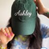 Ashley Embroidered Hat , Ashley Dad Cap , Embroidery Logo Baseball Hat