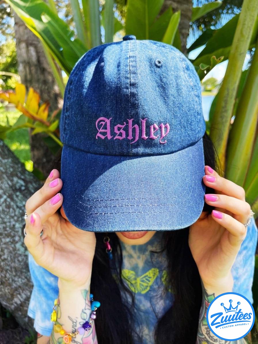 Ashley Embroidered Hat , Ashley Dad Cap , Embroidery Logo Baseball Hat Ashley Embroidered Hat , Ashley Dad Cap , Embroidery Logo Baseball Hat