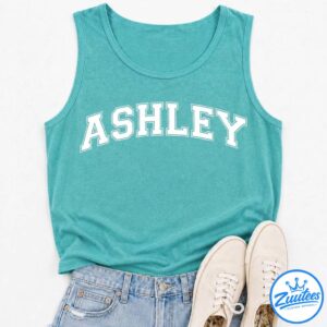 Ashley Tank Top, Custom Design Tank Bride Top Gift