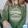 Cynthia The Man The Myth The Legend Shirt