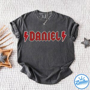 DANIEL Rock Shirt, DANIEL Rock Typography Shirts