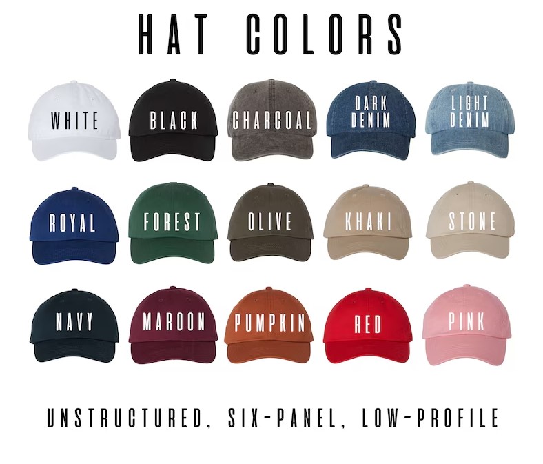embroidered hat color embroidered hat color