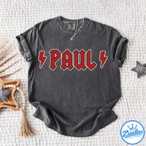 PAUL Rock Shirt, PAUL Rock Typography Shirts