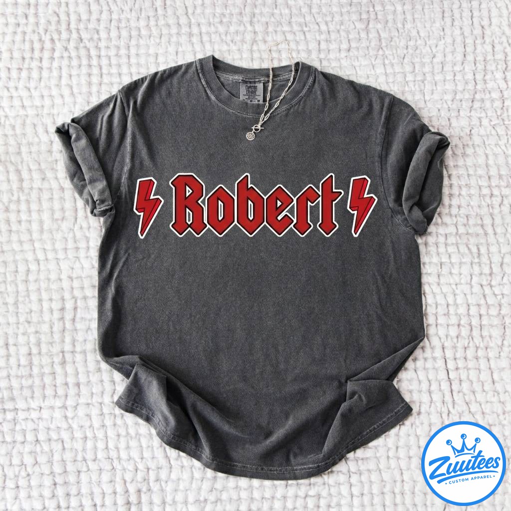 Robert Rock Shirt, Robert Rock Typography Shirts