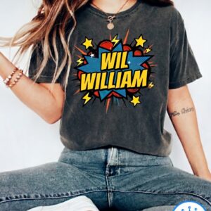 William Shirt, Superhero Shirt, Superhero Birthday, Custom Name Superhero Dad Shirt