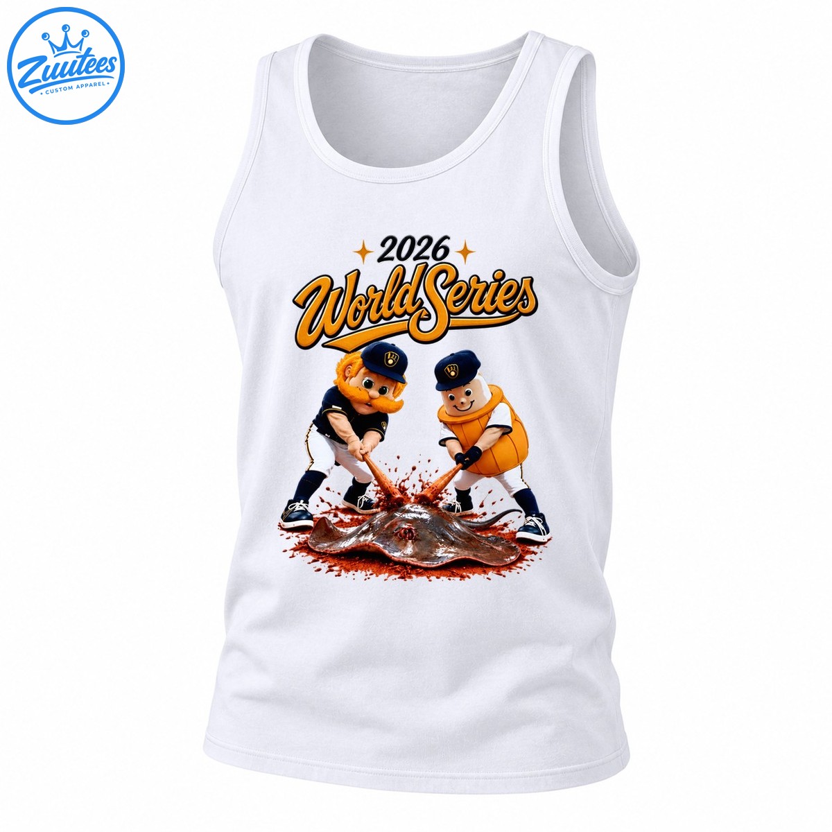 2026 World Series Milwaukee Brewers Mascots Tank Top