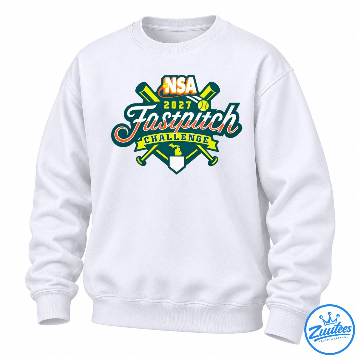 2027 Nsa Fastpitch Challenge Michigan Fastpitch Tournament Sweatshirt