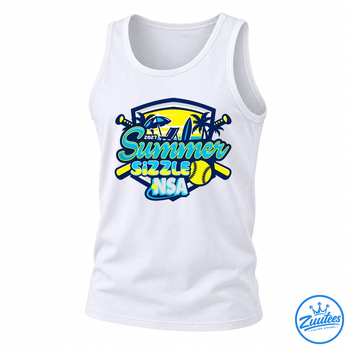 2027 Nsa Summer Sizzle Michigan Fastpitch Tournament Tank Top