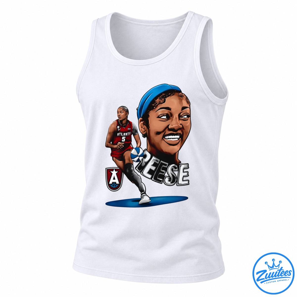 Angel Reese Atlanta Basketball Player Wnba Tank Top