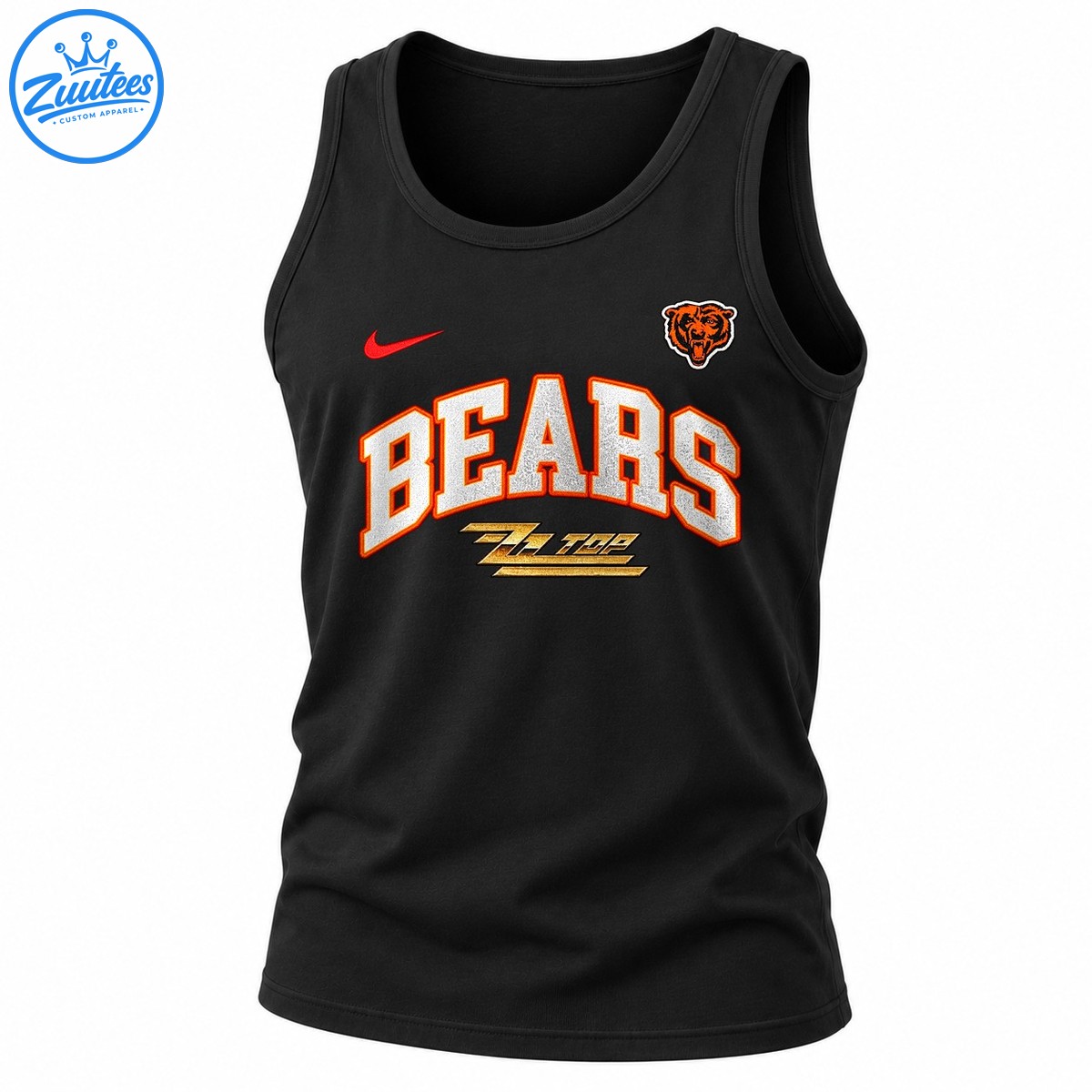 Bears ZZ Top The Big One Vintage Rock Art Tank Top