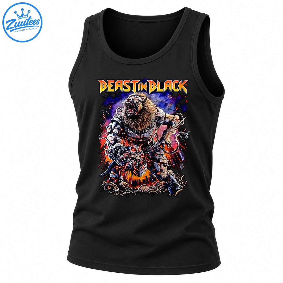 Beast In Black Cyber Apocalypse Mascot Tank Top