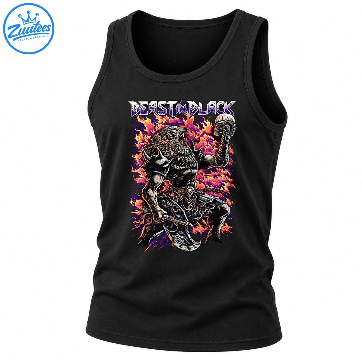 Beast In Black European Tour Dates Schedule Mascot Tank Top