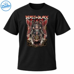 BEAST IN BLACK lettering above a dark winged queen and silver-haired girl holding a Fairy Tales book