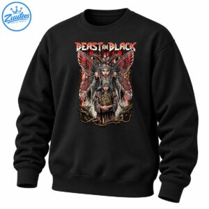 BEAST IN BLACK lettering above a dark winged queen and silver-haired girl holding a Fairy Tales book