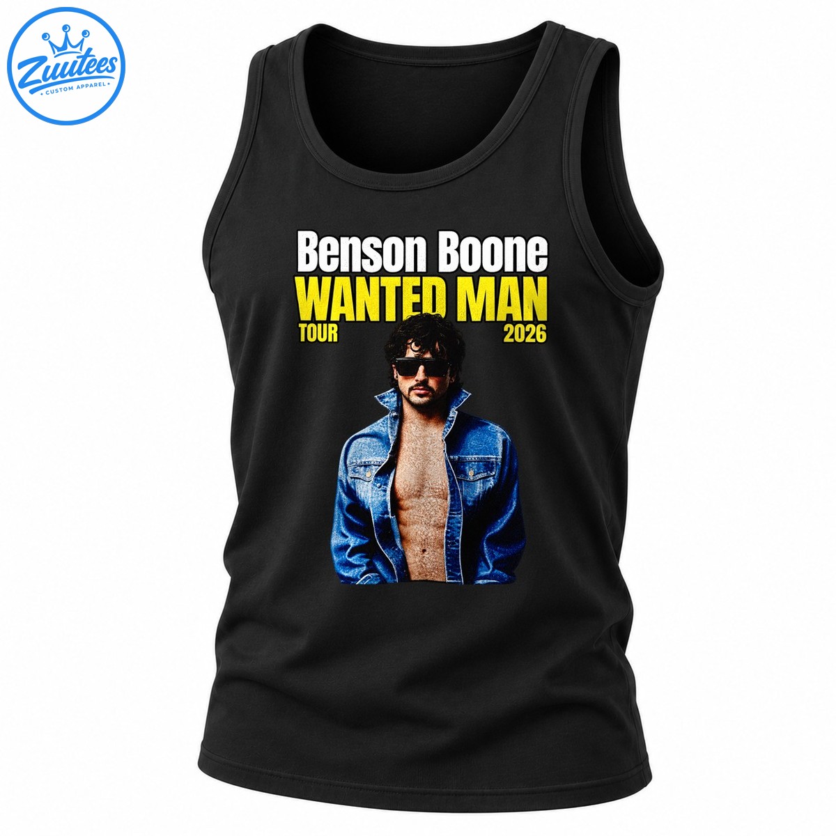 Benson Boone Wanted Man Tour Dates Schedule Tank Top