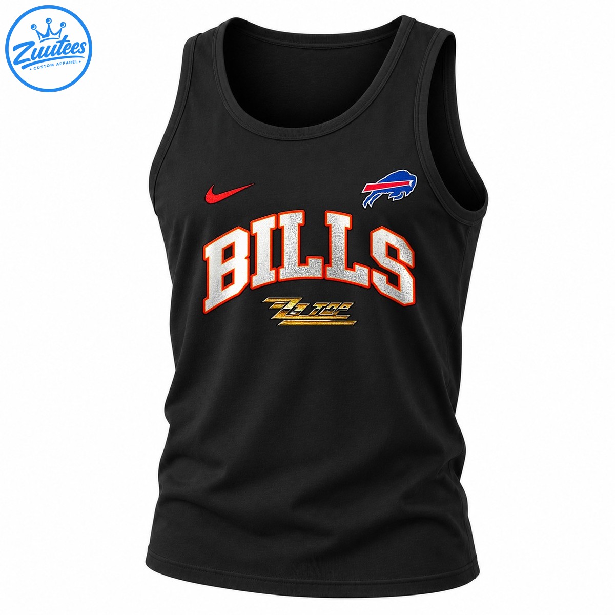 Bills ZZ Top The Big One Vintage Rock Art Tank Top