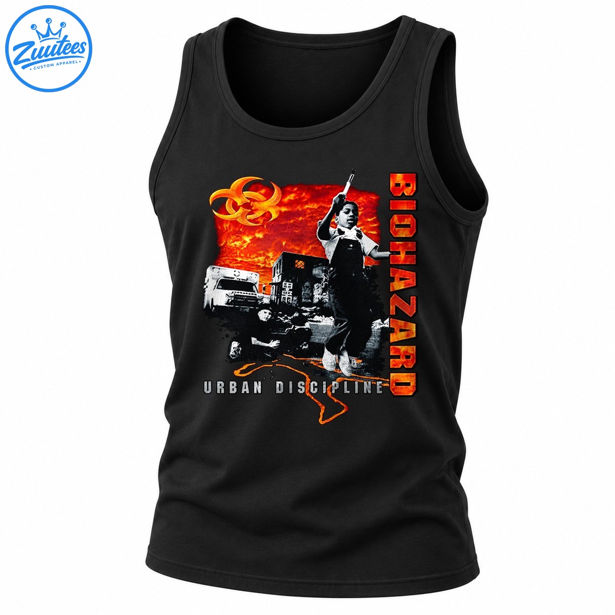 Biohazard Urban Discipline Photo Tank Top