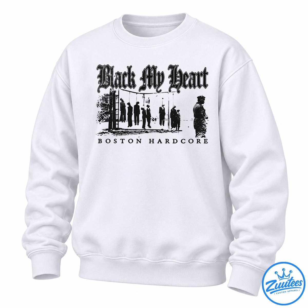 Black My Heart Boston Hardcore Kill Or Be Killed Life Or Death Sweatshirt