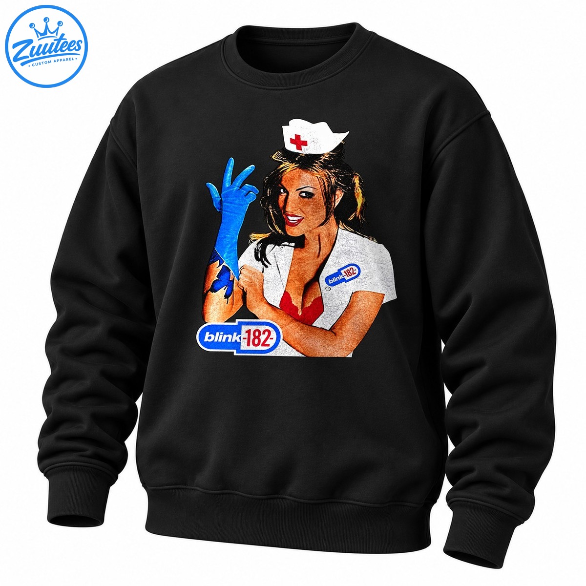 Blink 182 Enema If The State Tracklist Vintage Nurse Sweatshirt