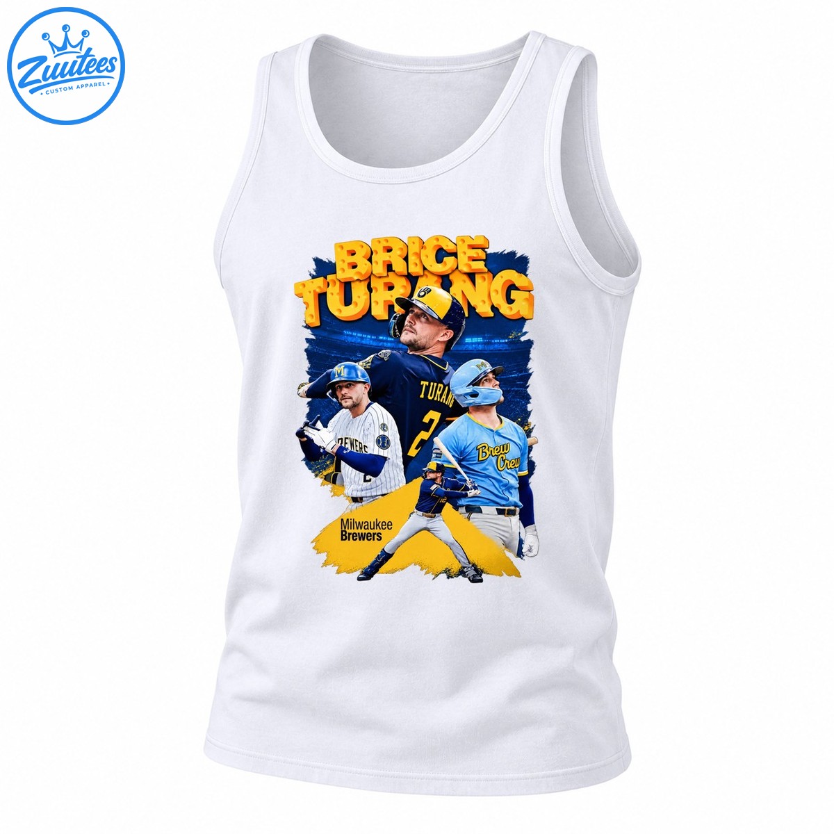 Brewers Brice Turang Cheese Tank Top