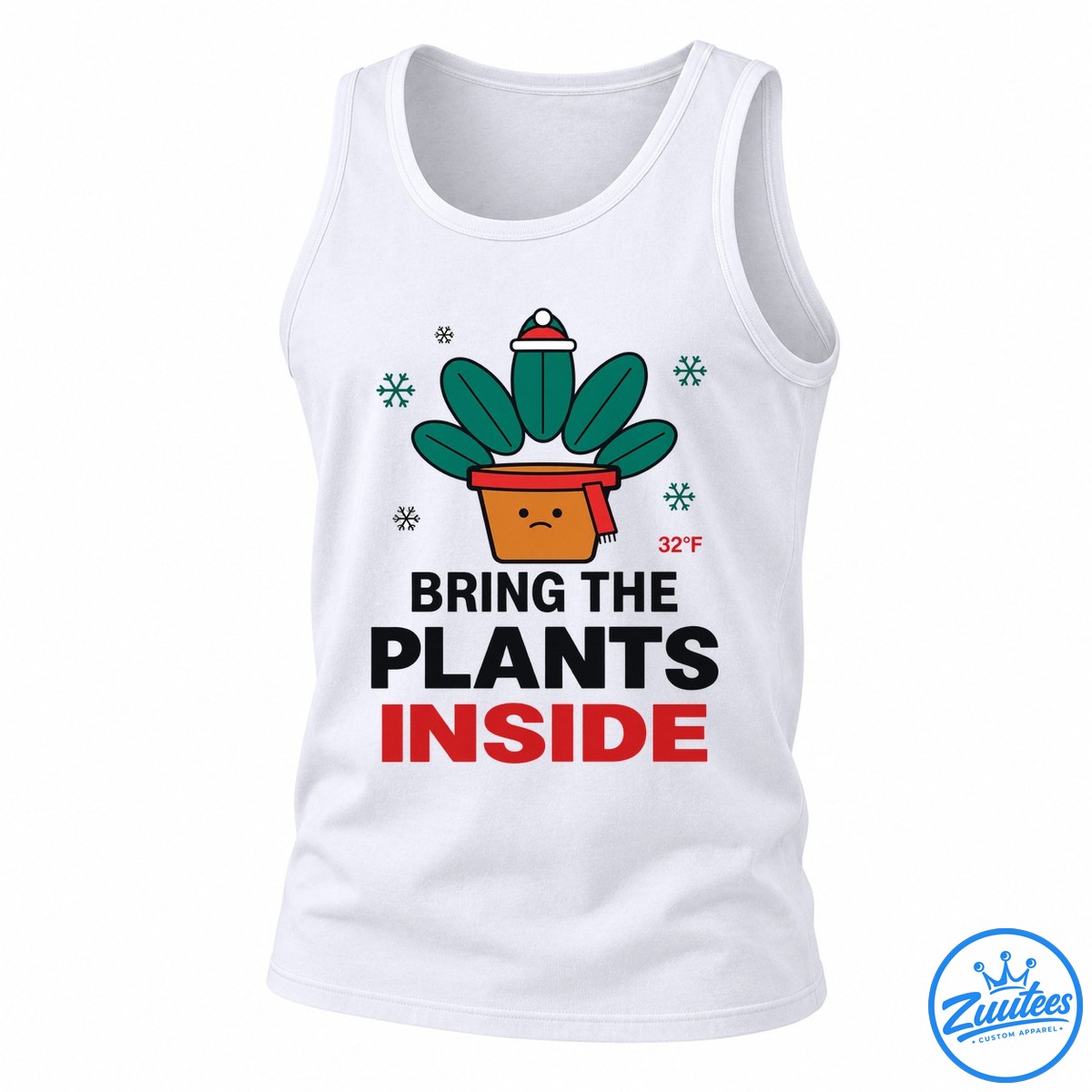 Bring The Plants Inside At 32°f Houseplant Tank Top