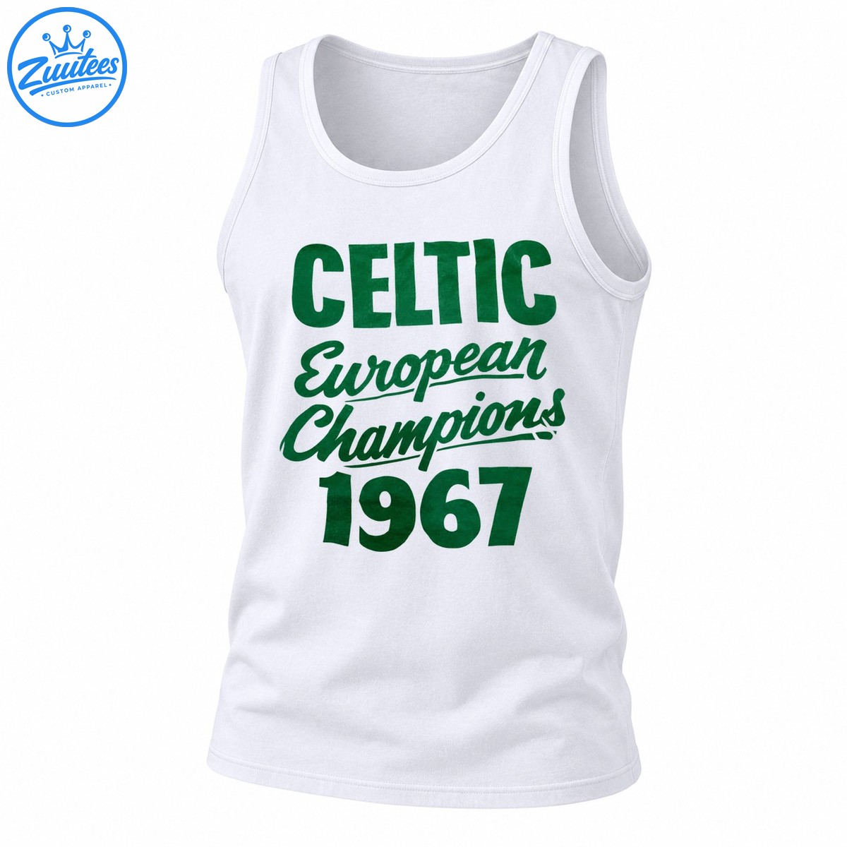 Celtic European Champions 1967 Vintage Football Tank Top