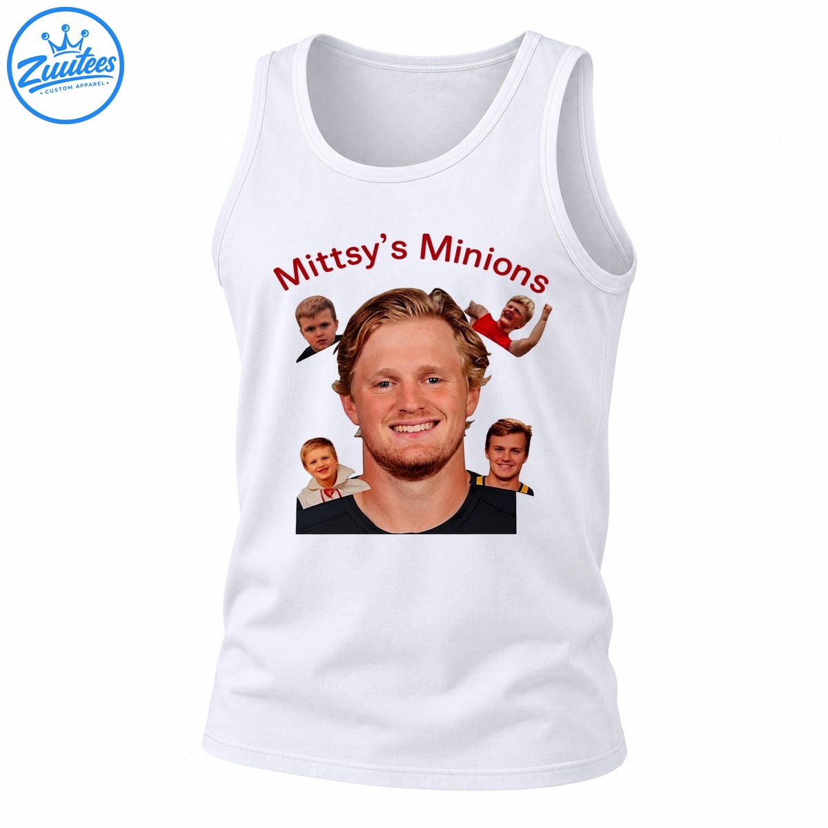 Charlie Mcavoy Mittsy’s Minions Boston Bruins Tank Top