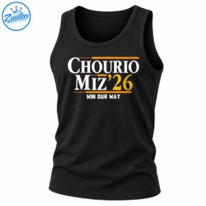 Chourio Miz 26 Win Our Way baseball graphic with white serif lettering and golden wheat accents