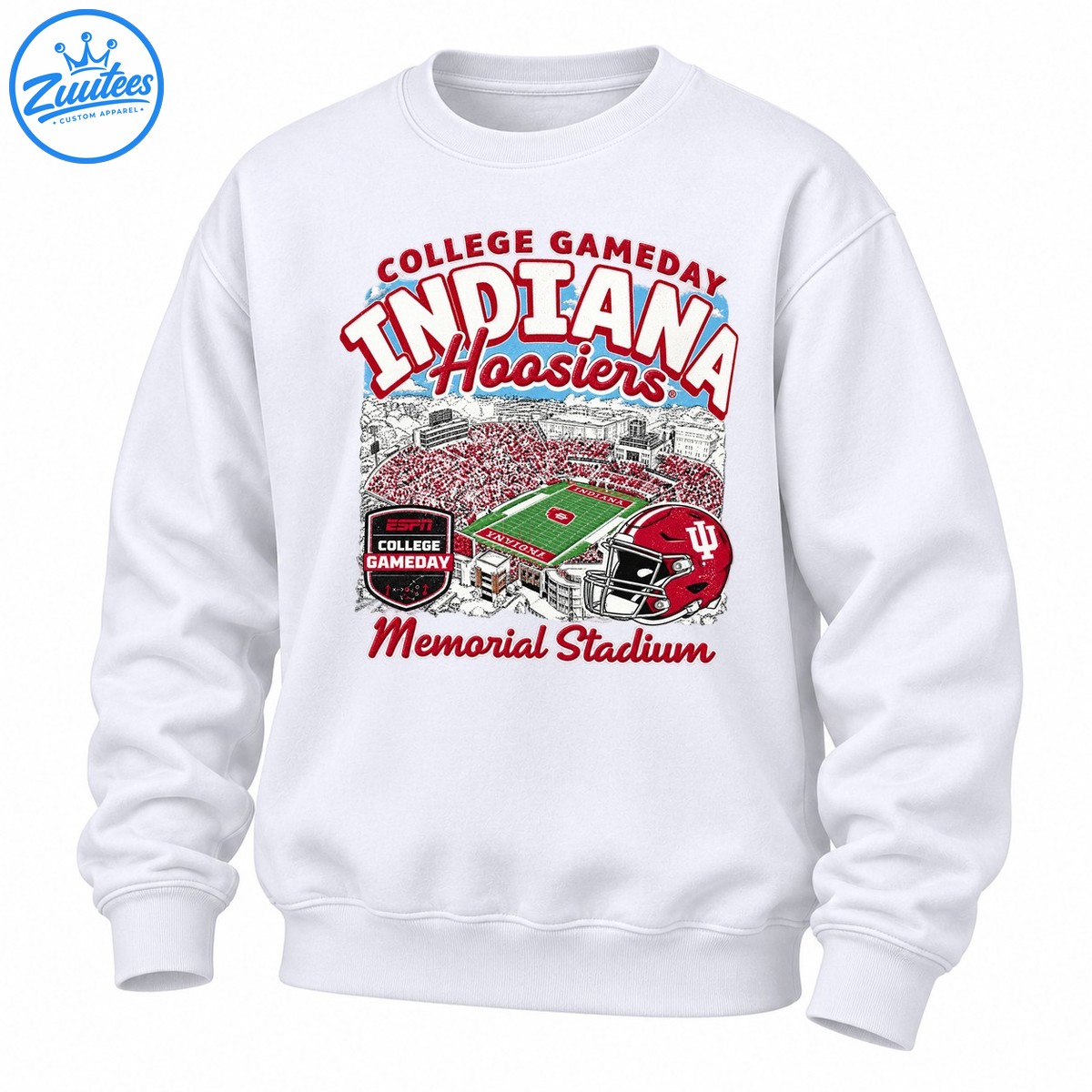 College Gameday Indiana Hoosiers Memorial Stadium Vintage Football Sweatshirt