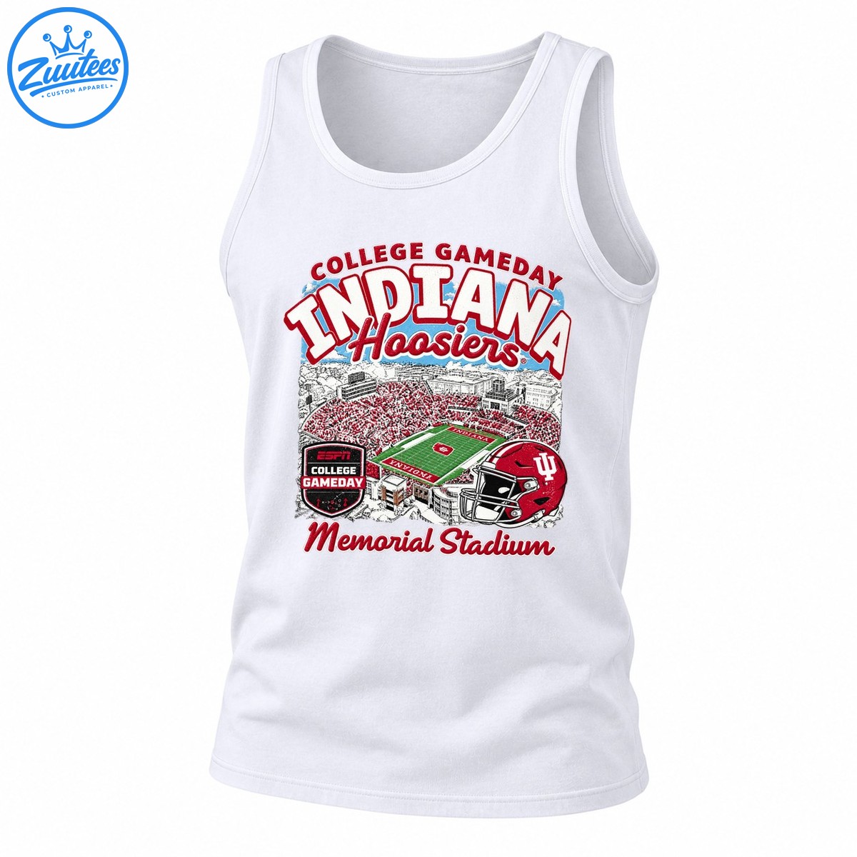 College Gameday Indiana Hoosiers Memorial Stadium Vintage Football Tank Top