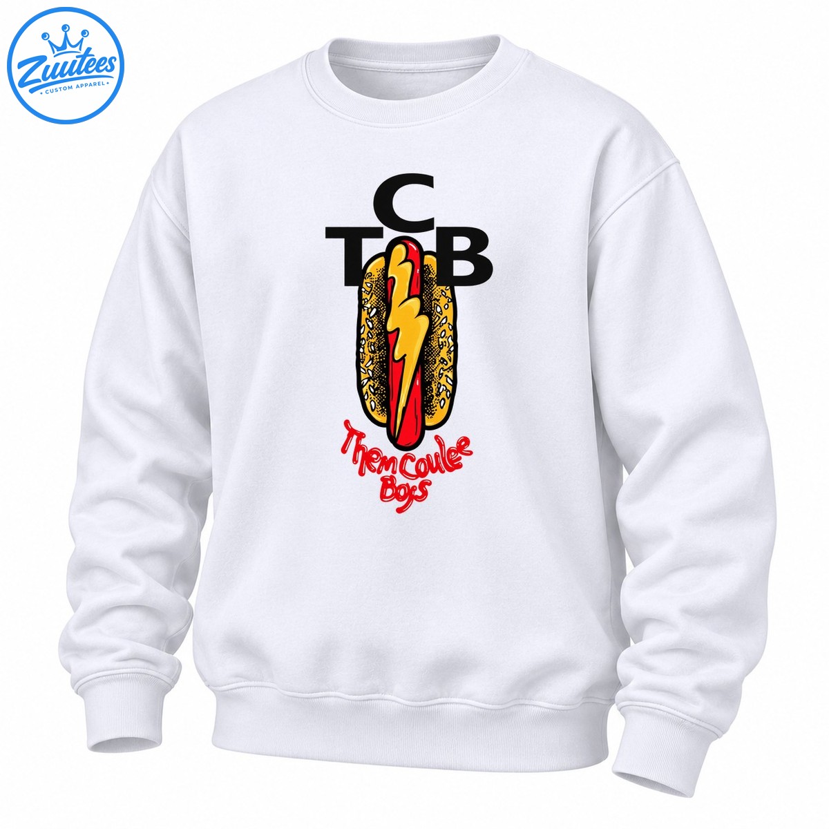 Ctb Them Coulee Boys Hot Dog Lightning Bolt Sweatshirt