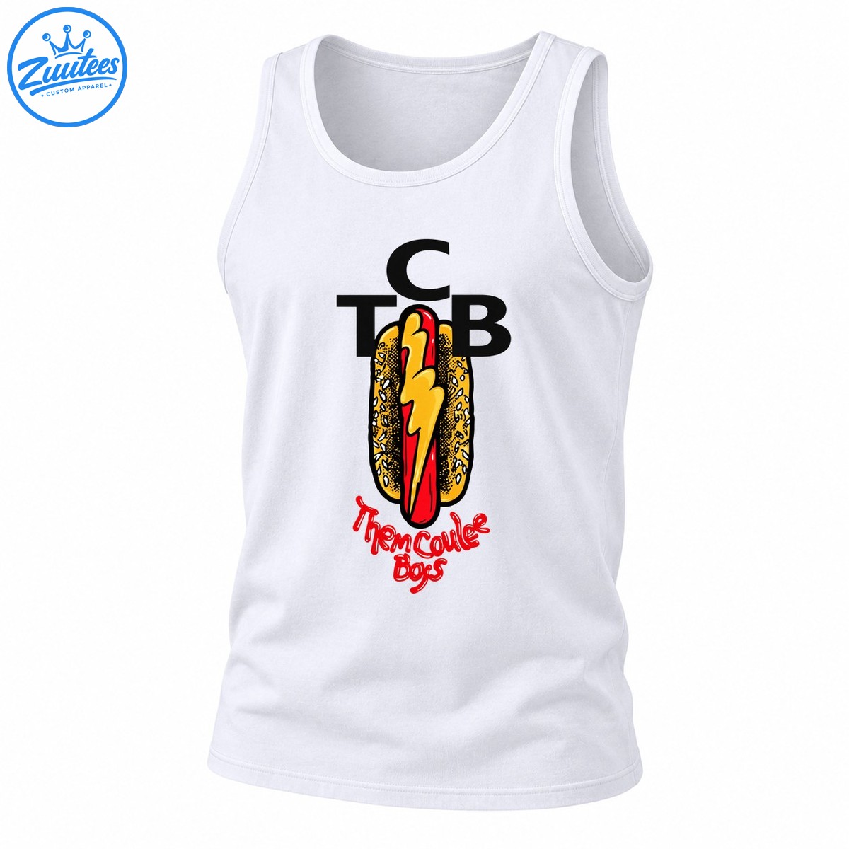 Ctb Them Coulee Boys Hot Dog Lightning Bolt Tank Top