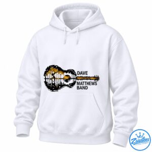 Black guitarist silhouette against distressed golden lettering and a glowing amber background in a vintage music graphic.
