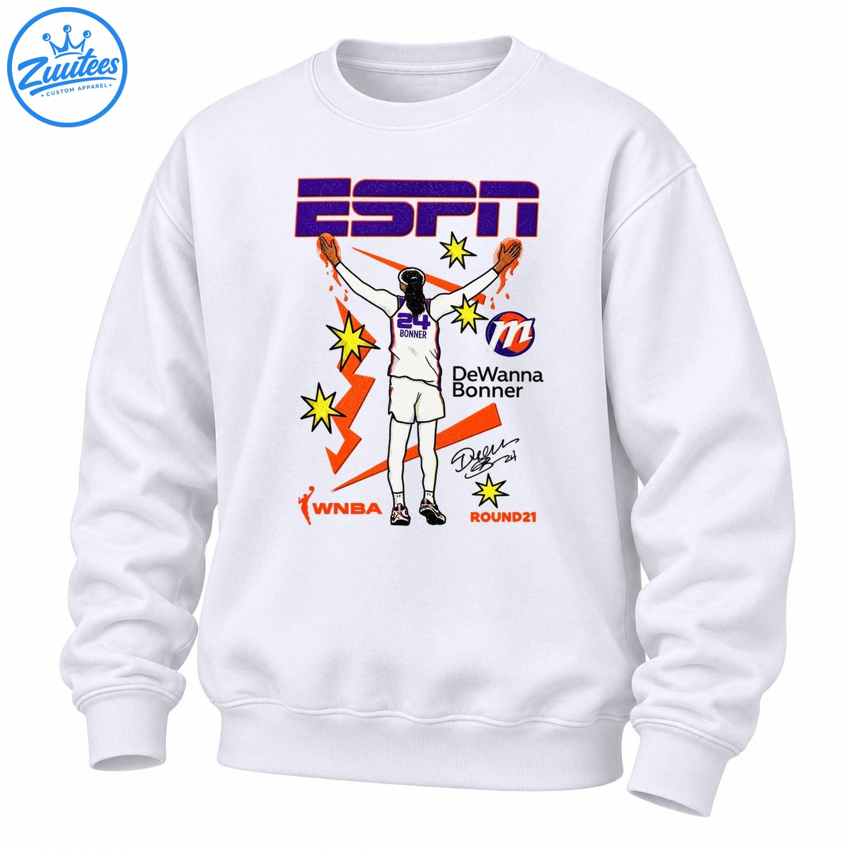 DeWanna Bonner ESPN Basketball Retro Graphic Sweatshirt