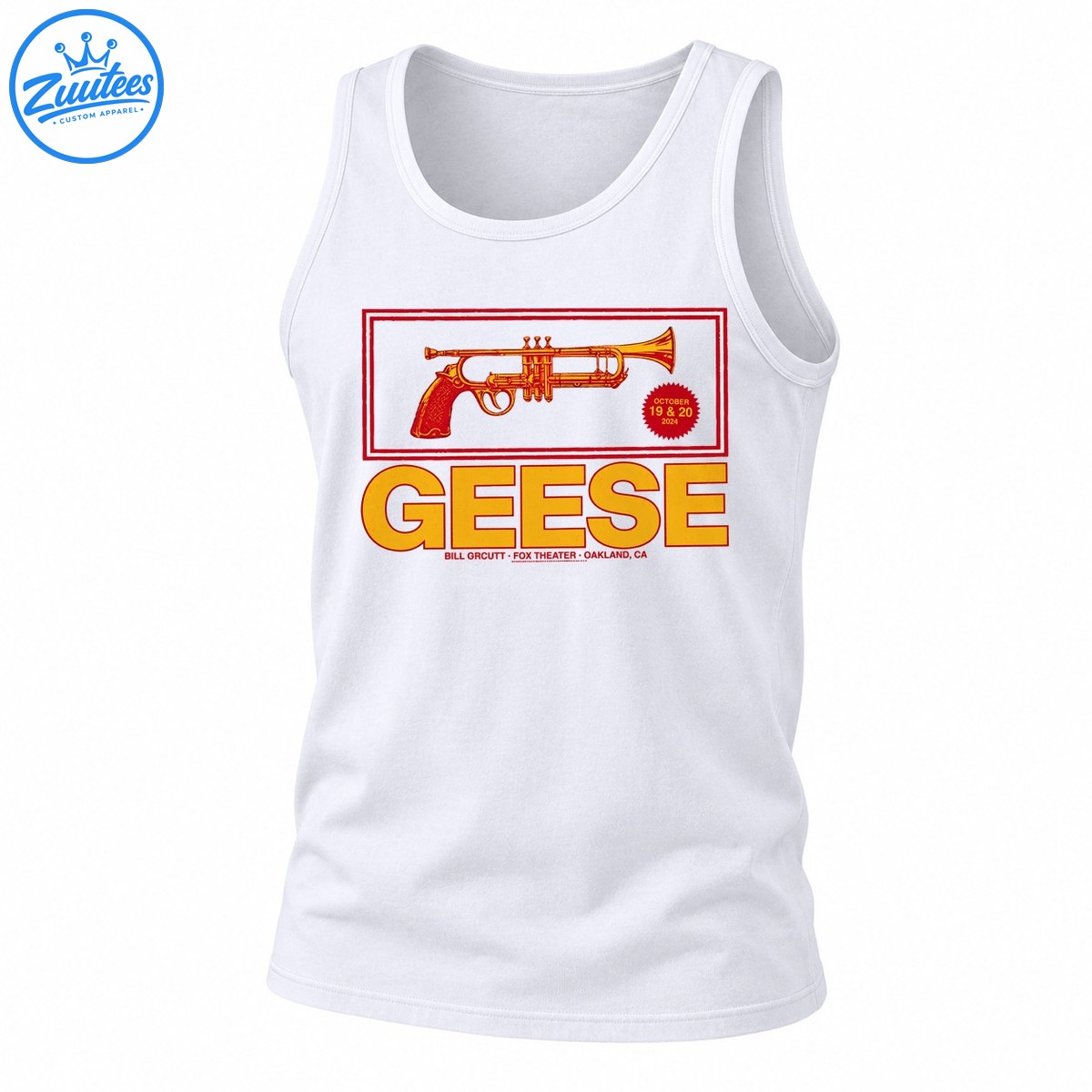 Geese With Bill Orcutt At Fox Theater Oakland October 2026 Tank Top