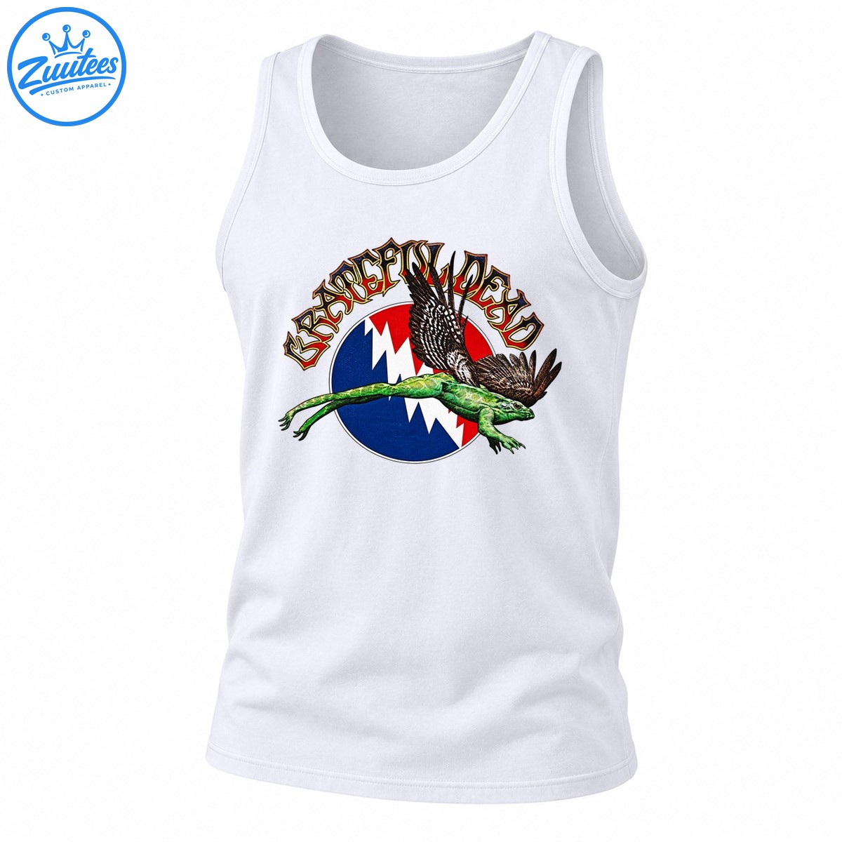 Grateful Dead 1995 Tour Dates Schedule Flying Frog Tank Top