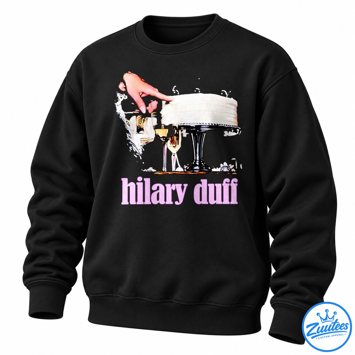 Hilary Duff Birthday Cake Celebration Celebrity Sweatshirt