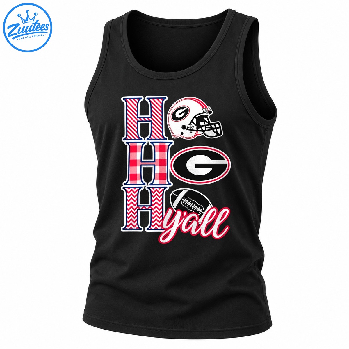 Ho Ho Ho Y’all Christmas Football Tank Top