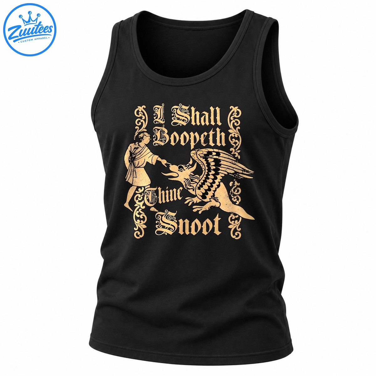 I Shall Boopeth Thine Snoot Distressed Boop Tank Top