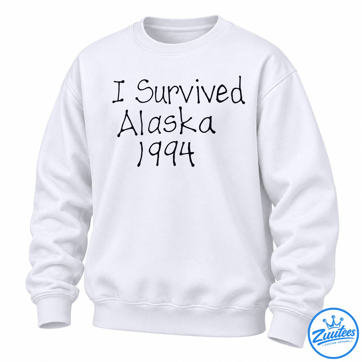 I Survived Alaska 1994 Travel Vacation Souvenir Sweatshirt