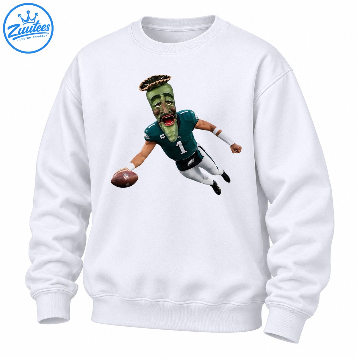 Jalen Hurts Philadelphia Eagles 1 Jalapeño Pepper Sweatshirt