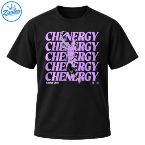 Lavender CHENERGY lettering behind an illustrated female basketball player with Kaitlyn Chen text below.