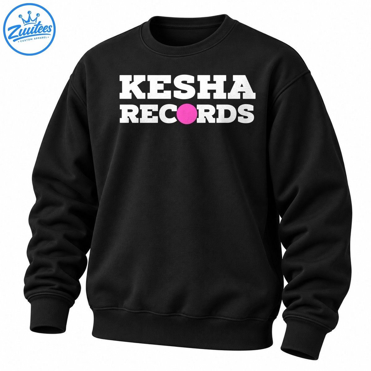Kesha Records Logo Pop Music Graphic Sweatshirt