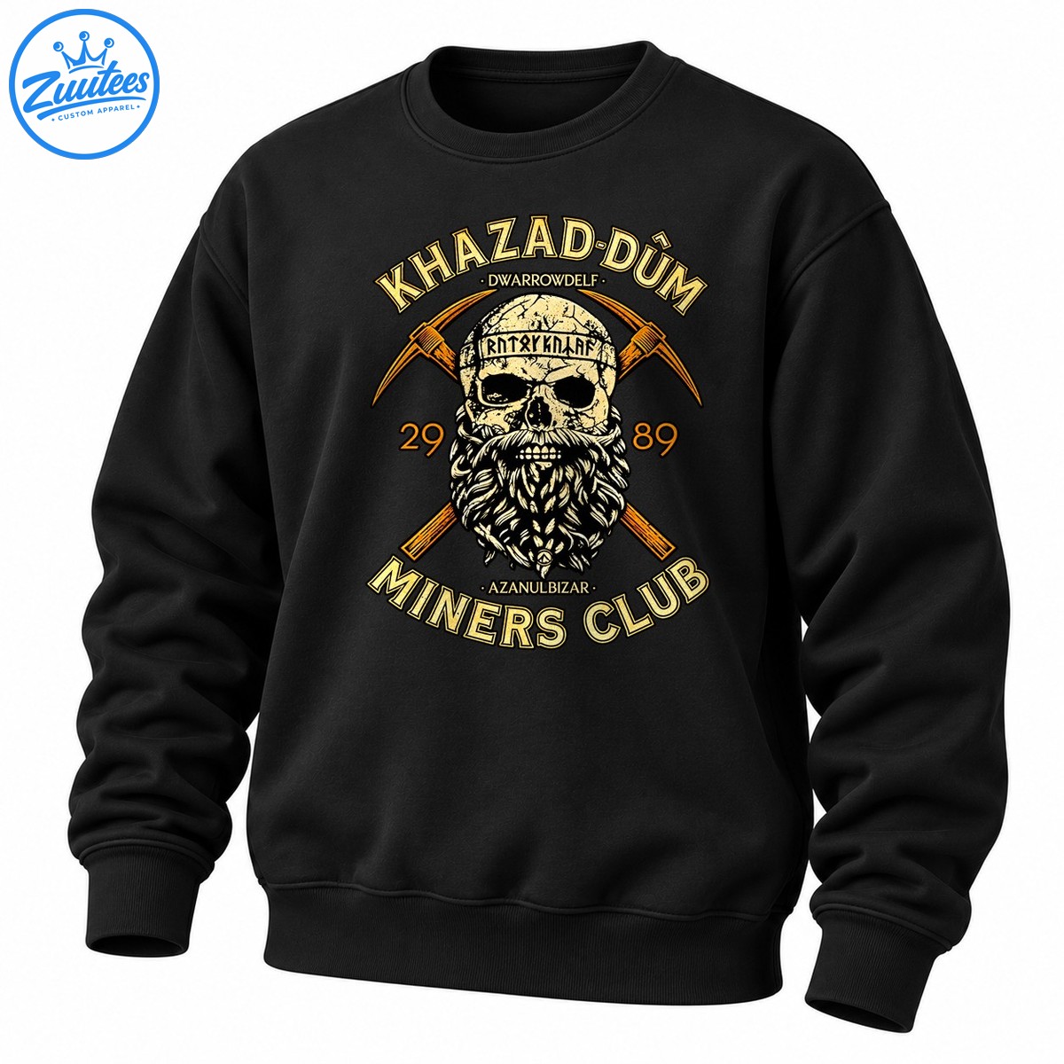 Khazad-dûm Dwarrowdelf Miners Club Lord Of The Rings Sweatshirt