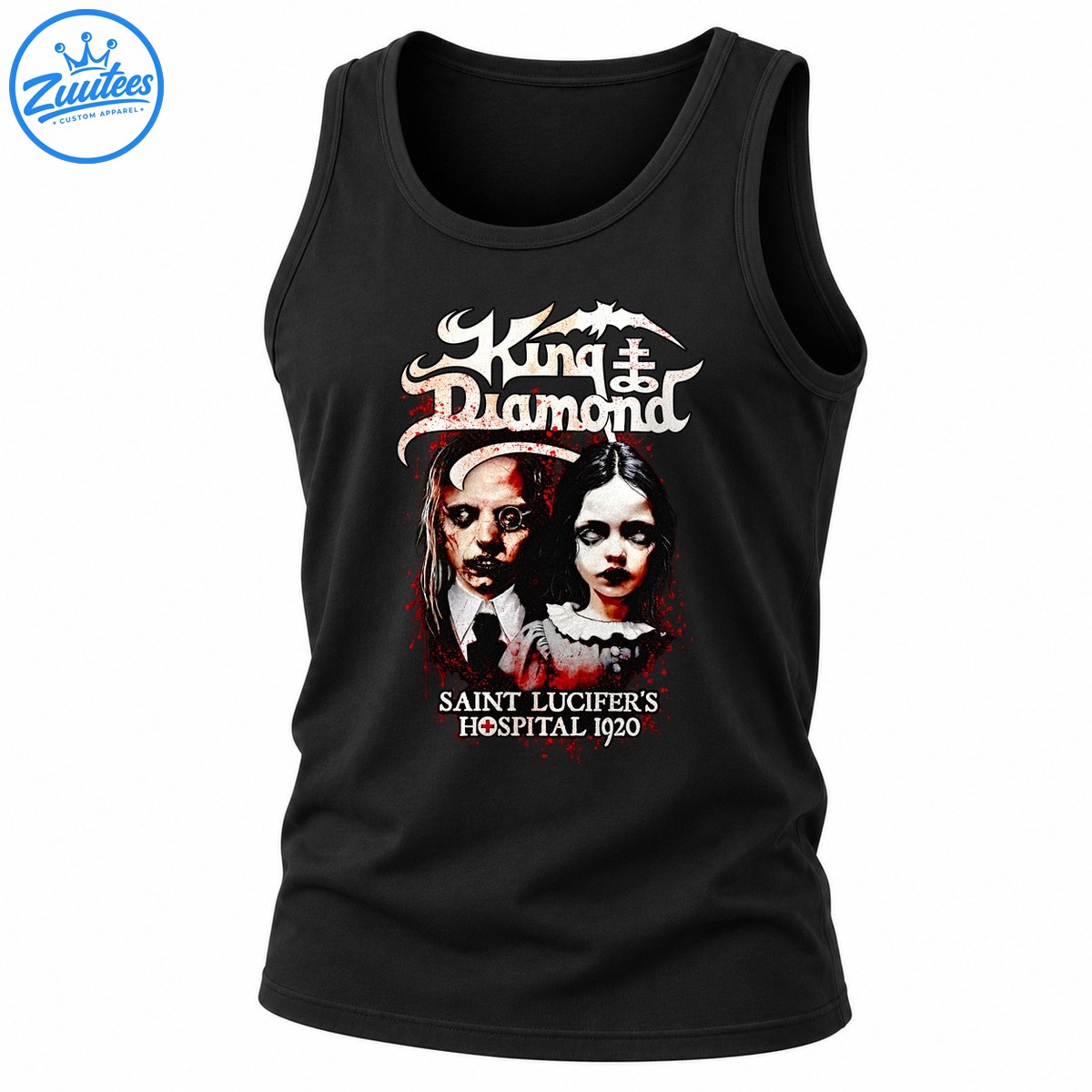 King Diamond Saint Lucifer's Hospital 1920 Gothic Horror Tank Top