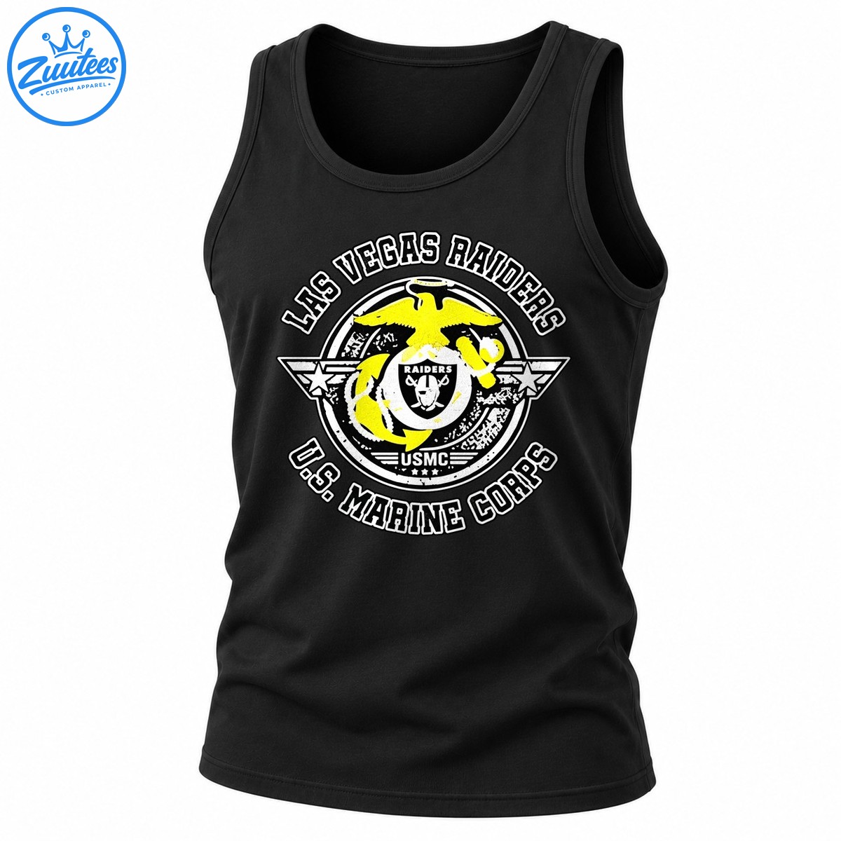 Las Vegas Raiders US Marine Corps Distressed Eagle Tank Top