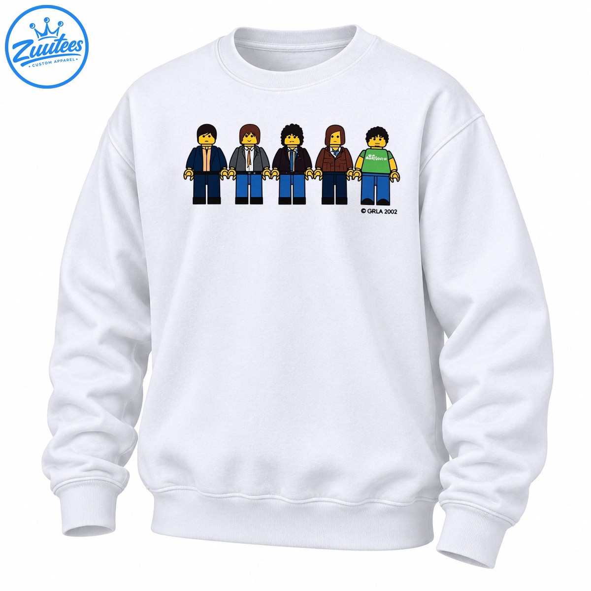 Lego Minifigure Style Band Music Sweatshirt